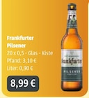 Frankfurter Pilsener bei GetränkeLand Mayer im Prospekt "" für 8,99 €