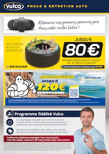 Catalogue Vulco de la semaine 24, "DÉPARTS EN VACANCES", page 2, 11/06/2025 - 19/07/2025 Prospectus Vulco en cours, "DÉPARTS EN VACANCES", page 2 sur 8
