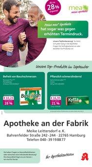 Aktueller mea - meine apotheke Prospekt "Unsere September-Angebote" für Hamburg Aktueller mea - meine apotheke Prospekt für Hamburg mit Seiten