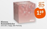 Aktuelles Kosmetiktücher Angebot bei tegut in Fürth ab 1,49 €