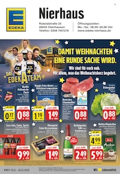 EDEKA Supermarkt Prospekt der aktuellen Woche mit 30 Seiten, gültig von 15.12.2025 bis 20.12.2025, in Oberhausen und Umgebung Aktueller EDEKA Supermarkt Prospekt in Oberhausen und Umgebung, "Aktuelle Angebote" mit 30 Seiten, 15.12.2025 - 20.12.2025