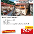 Hotel Zum Kanzler bei Netto Marken-Discount im Hallbergmoos Prospekt für 74,99 €