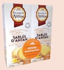 Biscuits sablés d'antan - Biscuiterie de l'Abbaye - U Express Biscuits sablés d'antan - Biscuiterie de l'Abbaye à 3,90 € dans le catalogue U Express
