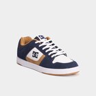 Tennis basses en cuir antidérapantes bleu homme dans le catalogue La Halle