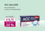 ACC akut 600 bei mea - meine apotheke im Prospekt "" für 9,75 €