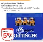 Glorietta Limonade oder Cola Mix im Angebot bei GLOBUS in Rüsselsheim Glorietta Limonade oder Cola Mix Angebote von Original Oettinger bei GLOBUS Rüsselsheim für 5,99 €