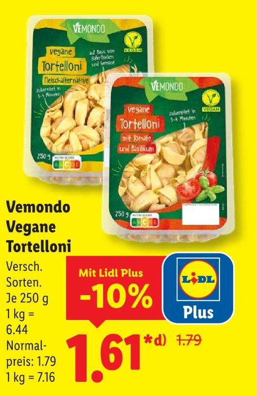 Vegane Tortelloni