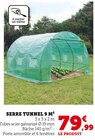 Serre Tunnel 9 m² en promo chez Hyper U Cachan à 79,99 €