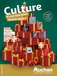 Catalogue Supermarchés Auchan Hypermarché en cours à Corvol-d'Embernard et alentours, Culture : Il y en aura plein sous le sapin !, 114 pages, 04/11/2024 - 24/12/2024