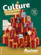 Catalogue Supermarchés Auchan Hypermarché en cours à Armeau et alentours, "Culture : Il y en aura plein sous le sapin !", 114 pages, 04/11/2024 - 24/12/2024