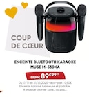 Fnac Bordeaux - Promo Enceinte bluetooth karaoké m-530ka Promo Enceinte bluetooth karaoké m-530ka à 89,99 € dans le catalogue Fnac à Bordeaux