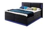 Aktuelles Boxspringbett mit LED-Beleuchtung Brighton Angebot bei Höffner in Hannover ab 2.489,00 €