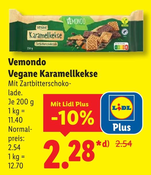 Vegane Karamellkekse