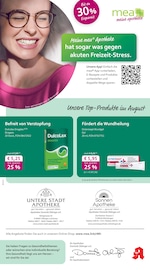 Aktueller mea - meine apotheke Apotheken Prospekt in Holzheim und Umgebung, "Unsere August-Angebote" mit 4 Seiten, 01.08.2025 - 31.08.2025