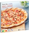 Tarte fine boeuf, cheddar - Picard en promo chez Picard Tarte fine boeuf, cheddar - Picard dans le catalogue Picard