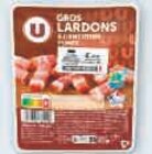 Gros Lardons Fumés à l'Ancienne - U en promo chez U Express Gros Lardons Fumés à l'Ancienne - U dans le catalogue U Express