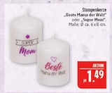Stumpenkerze Beste Mama der Welt Angebote bei Marktkauf Erlangen für 1,49 €