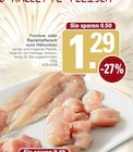 Fondue- oder Raclettefleisch vom Hähnchen im WEZ Prospekt zum Preis von 1,29 €