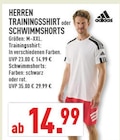HERREN TRAININGSSHIRT oder SCHWIMMSHORTS von adidas für 14,99 € bei Marktkauf im Angebot HERREN TRAININGSSHIRT oder SCHWIMMSHORTS von adidas im aktuellen Marktkauf Prospekt