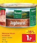 Aktuelle Wurst Angebote bei Netto Marken-Discount in Bremerhaven Aktuelles Wurstkonserven Angebot bei Netto Marken-Discount in Bremerhaven ab 1,00 €
