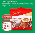 Kaffeepads Angebote von Jeden Tag bei GLOBUS Erfurt für 2,49 €