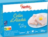 Tranches de Colin d'Alaska Surgelé x4 - Netto dans le catalogue Netto