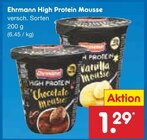 Chocolate Mousse oder Vanilla Mousse von Ehrmann im aktuellen Netto Marken-Discount Prospekt