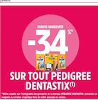 Promo -34% de remise immédiate sur tout pedigree Dentastix à  dans le catalogue Intermarché à Le Cendre