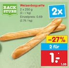 Weizenbaguette von Backstube im aktuellen Netto Marken-Discount Prospekt