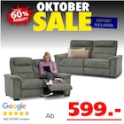 Aruba 3-Sitzer oder 2-Sitzer Sofa von Seats and Sofas im aktuellen Seats and Sofas Prospekt für 599,00 €