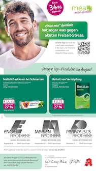 Aktueller mea - meine apotheke Prospekt (Spaichingen, 4 Seiten zum blättern mea - meine apotheke Prospekt Unsere August-Angebote mit 4 Seiten