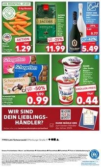 Kaffee im Kaufland Prospekt "Aktuelle Angebote" mit 54 Seiten (Lahr (Schwarzwald))