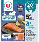 Promo Pavé de saumon atlantique des fjords de Norvège à 4,40 € dans le catalogue U Express à Montbazens