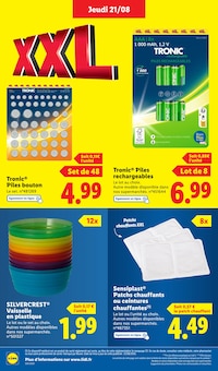 Promotion Applique Led dans le prospectus Lidl, valable du 21/08/2025 au 27/08/2025 Promo Applique Led dans le catalogue Lidl du moment à la page 44