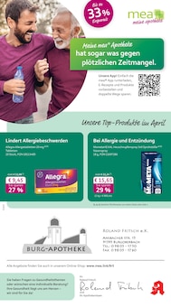 mea - meine apotheke Prospekt Unsere April-Angebote mit 4 Seiten