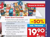 Aktuelles Super Bowl Food Box Angebot bei Netto Marken-Discount in Leipzig ab 19,90 €