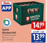 Aktuelles Spaten Münchner Hell Angebot bei famila Nordost in Neumünster ab 13,99 €