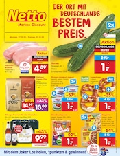 Schinken im Netto Marken-Discount Prospekt in Ettlingen Aktueller Netto Marken-Discount Prospekt mit Schinken, "Aktuelle Angebote", Seite 1