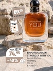Parfuemerie im Müller Prospekt STRONGER WITH YOU von EMPORIO ARMANI im aktuellen Müller Prospekt für 69,95 €
