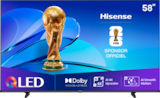 TV QLED 58" / 146cm
HISENSE 58E7Q - HISENSE - Auchan Hypermarché à Poitiers TV QLED 58" / 146cm
HISENSE 58E7Q - HISENSE en promo chez Auchan Hypermarché Poitiers à 499,00 €