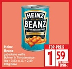Beanz von Heinz für 1,59 € bei EDEKA im Angebot Beanz von Heinz im aktuellen EDEKA Prospekt
