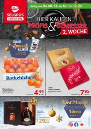 Supermarkt Prospekt von Selgros Eningen Selgros Prospekt: "cash & carry", 24 Seiten, 08.12.2022 - 14.12.2022