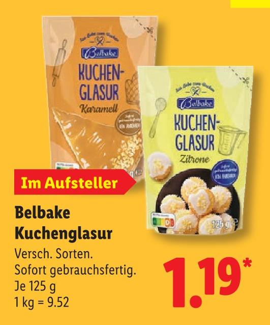 Kuchenglasur Karamell