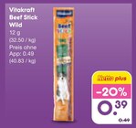 Beef Stick Wild im Angebot bei Netto Marken-Discount in Jena Beef Stick Wild Angebote von Vitakraft bei Netto Marken-Discount Jena für 0,39 €