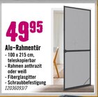 Alu-Rahmentür für 49,95 € bei Hornbach im Angebot Alu-Rahmentür im aktuellen Hornbach Prospekt