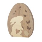 Kleines Deko-Ei aus Holz Angebote bei Ernstings family Neustadt für 4,99 €