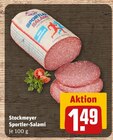 Sportler-Salami im Angebot bei REWE in Waiblingen Sportler-Salami Angebote von Stockmeyer bei REWE Waiblingen für 1,49 €