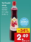 Frucht-sirup im Angebot bei Netto Marken-Discount in Hofheim Frucht-sirup Angebote von Yo bei Netto Marken-Discount Hofheim für 2,49 €