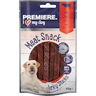 PREMIERE Meat Snack Jerky Sticks chien Bœuf 6x70 g - PREMIERE en promo chez Maxi Zoo PREMIERE Meat Snack Jerky Sticks chien Bœuf 6x70 g - PREMIERE dans le catalogue Maxi Zoo
