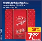 Lindor Präsentpackung von Lindt für 7,99 € bei Netto Marken-Discount im Angebot Lindor Präsentpackung von Lindt im aktuellen Netto Marken-Discount Prospekt